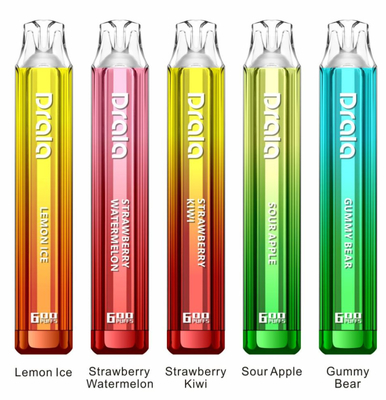 600 Puffs Disposable Vape Stick Strawberry Watermelon 550mah Battery E Cig Vape
